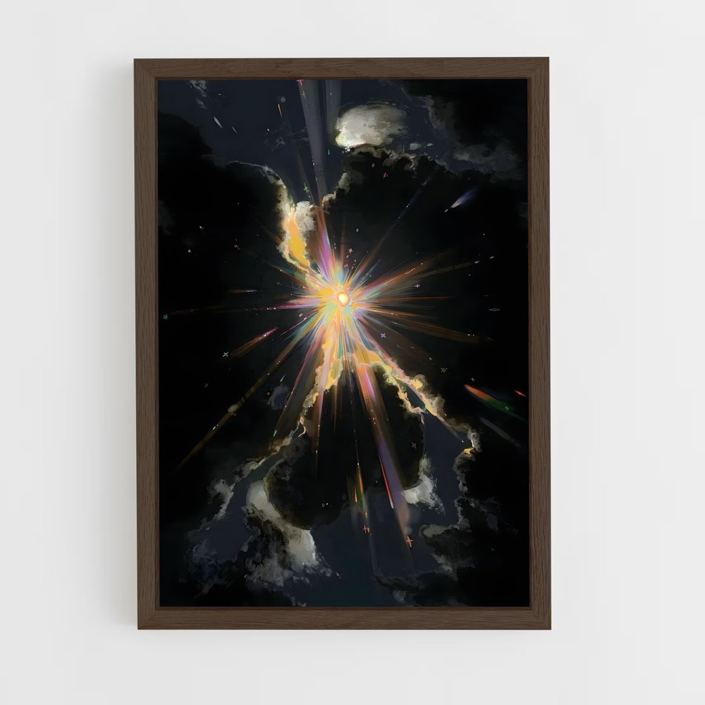 ap-nebula art-1 cadre Bois foncé