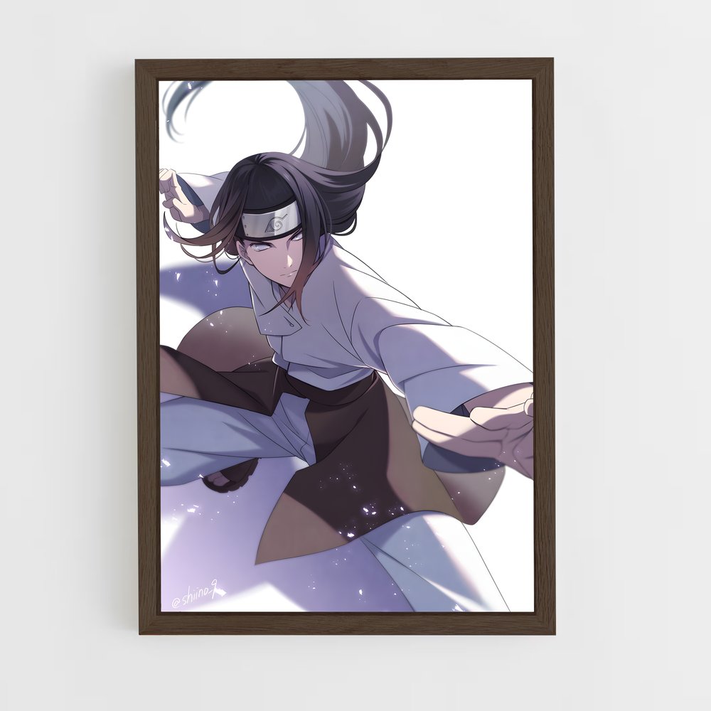 ap-neji hyuga-6 cadre Bois foncé
