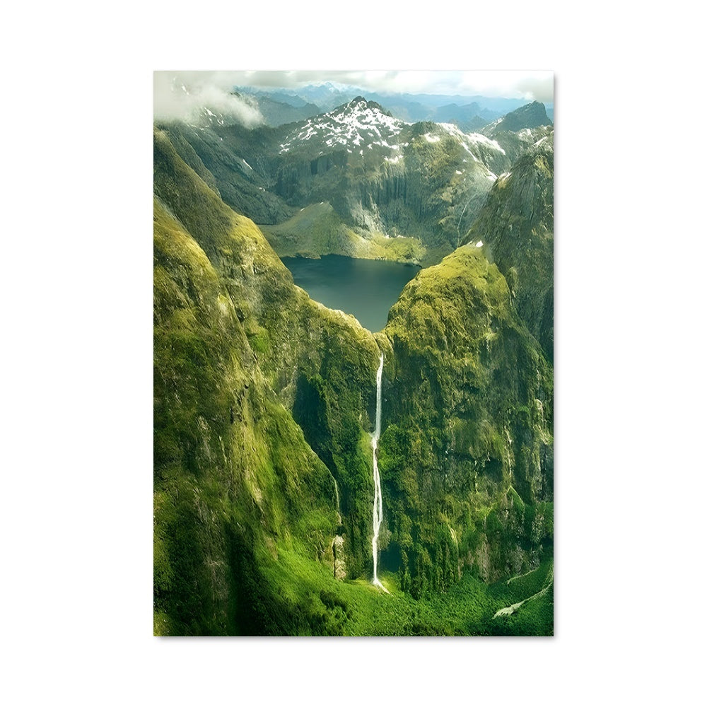 Poster Cascade des Montagnes