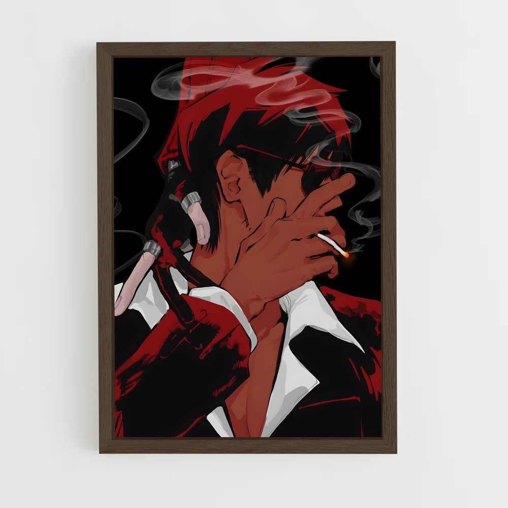 ap-nicholas d wolfwood-3 cadre Bois foncé