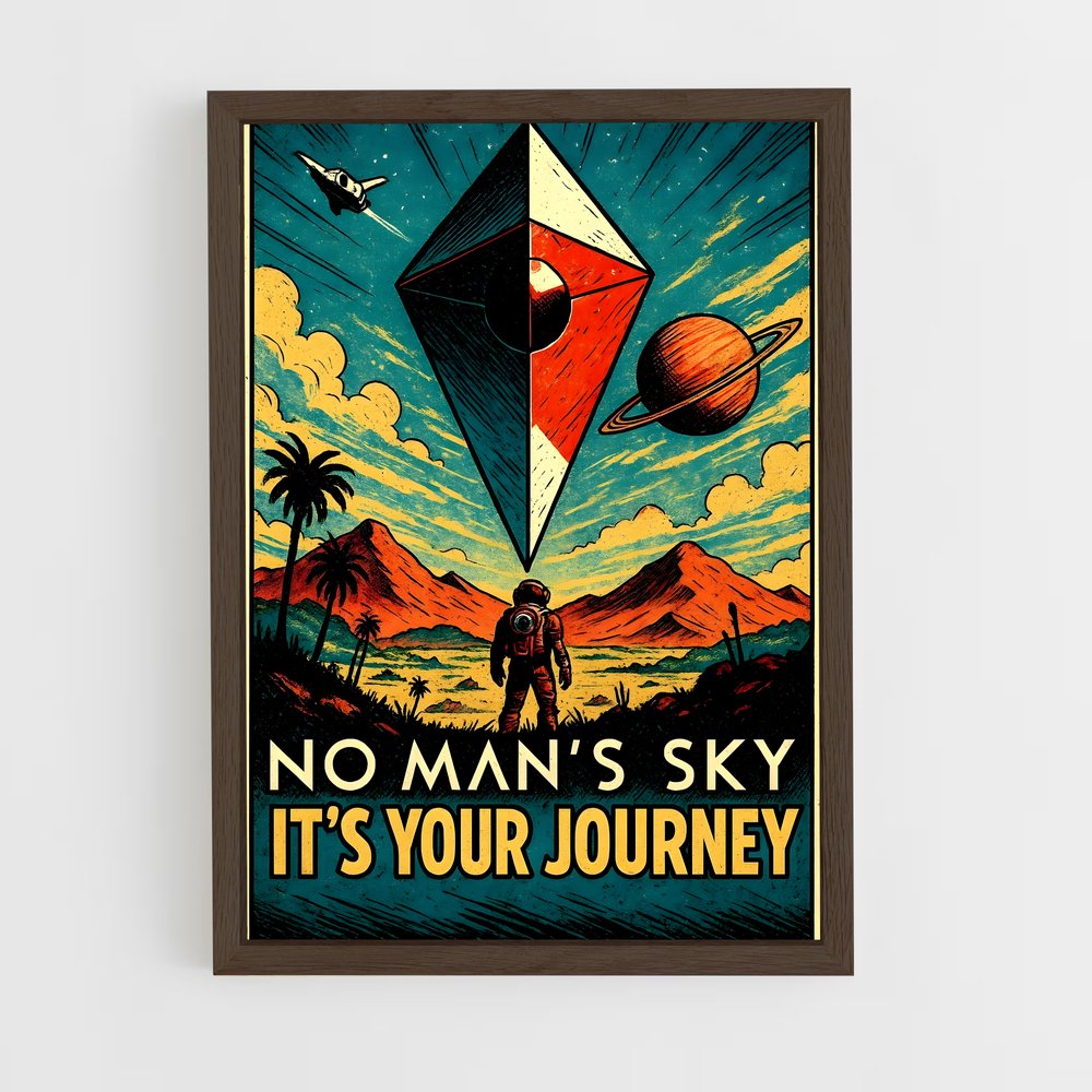 ap-no man sky-3 cadre Bois foncé