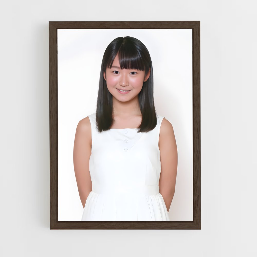 ap-nonaka miki-1 cadre Bois foncé