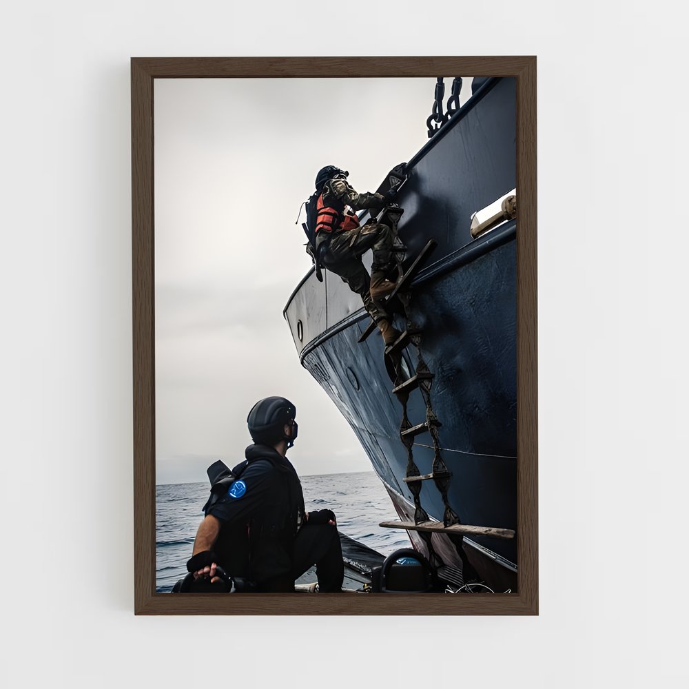 ap-north sea trawlers-3 cadre Bois foncé
