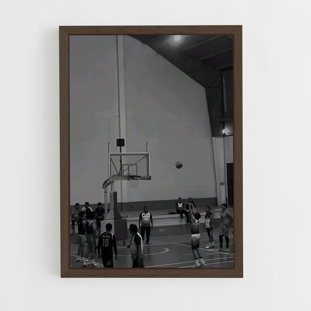 ap-obradoiro basketball-6 cadre Bois foncé