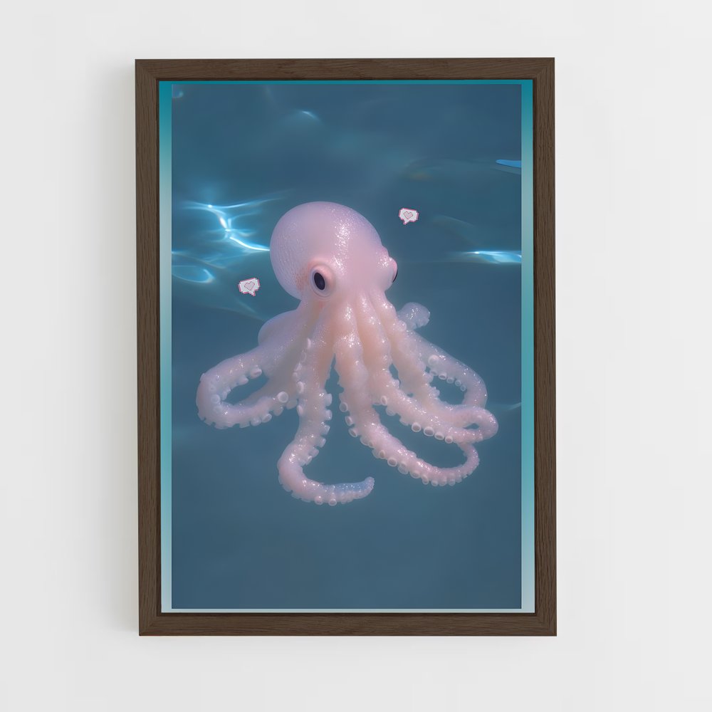 ap-octopus-14 cadre Bois foncé