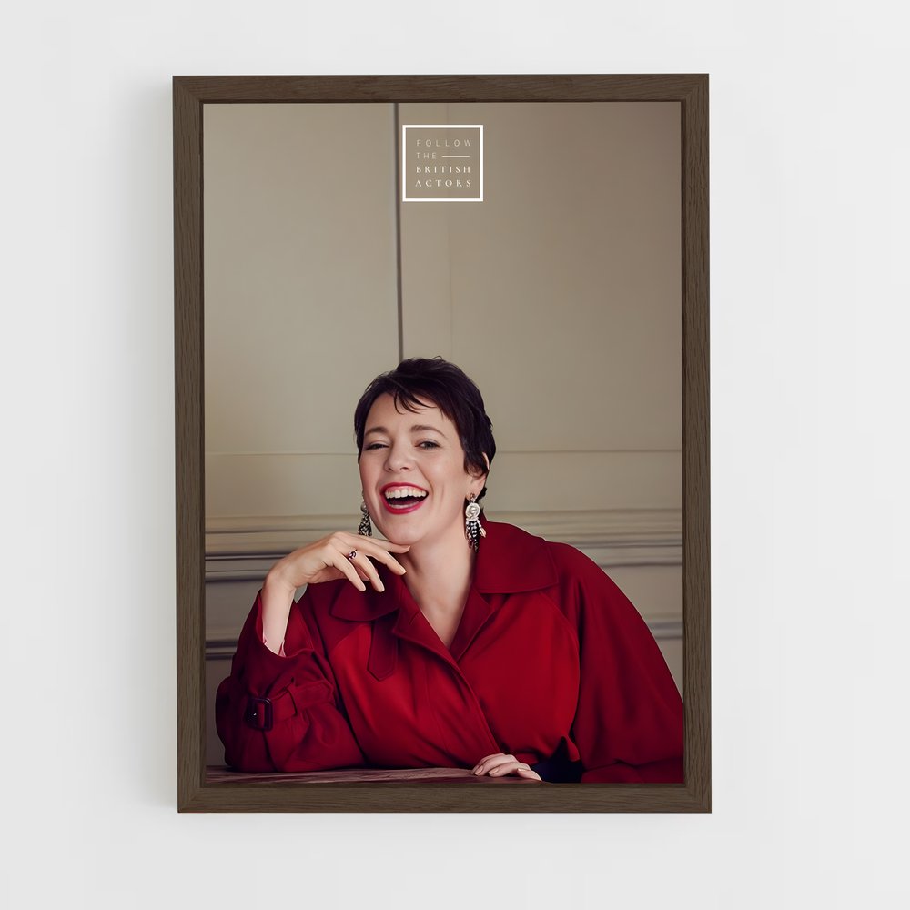 ap-olivia colman-1 cadre Bois foncé