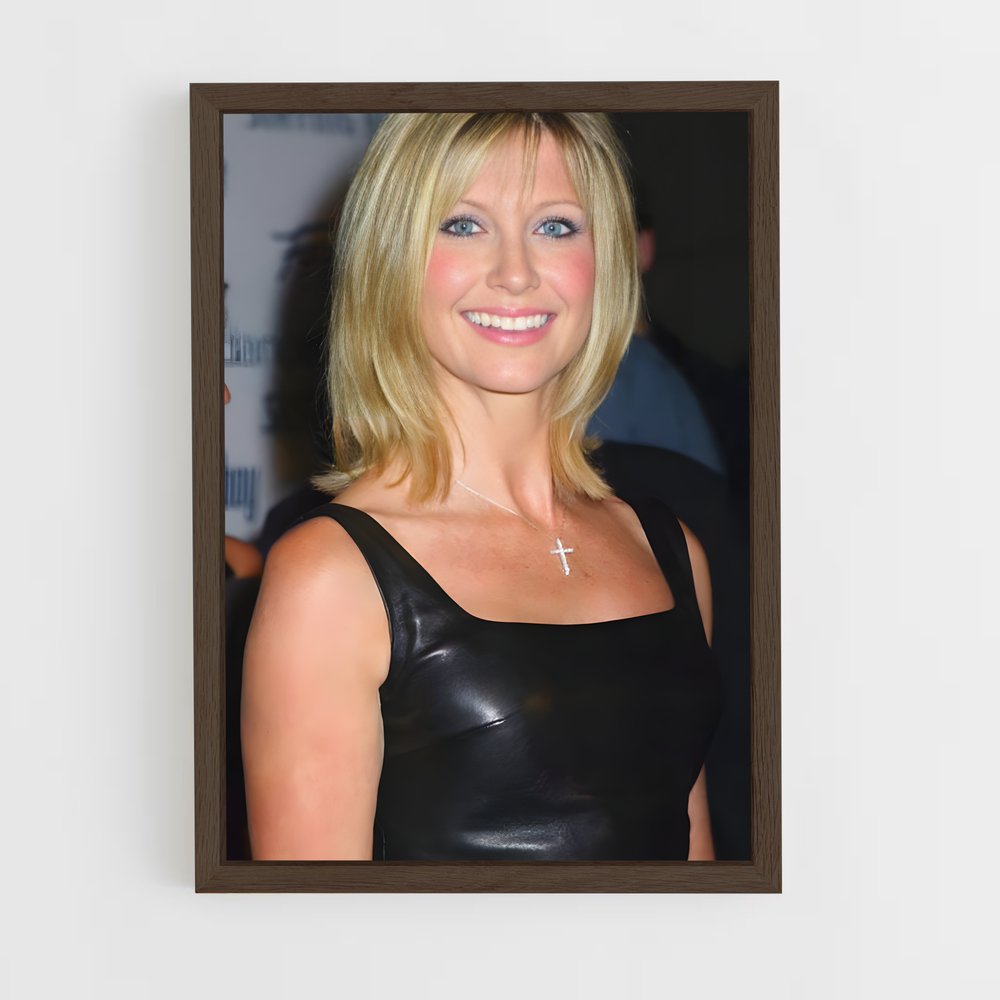 ap-olivia newton-john-5 cadre Bois foncé