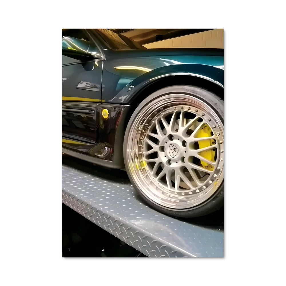 Poster Mécanique Azur