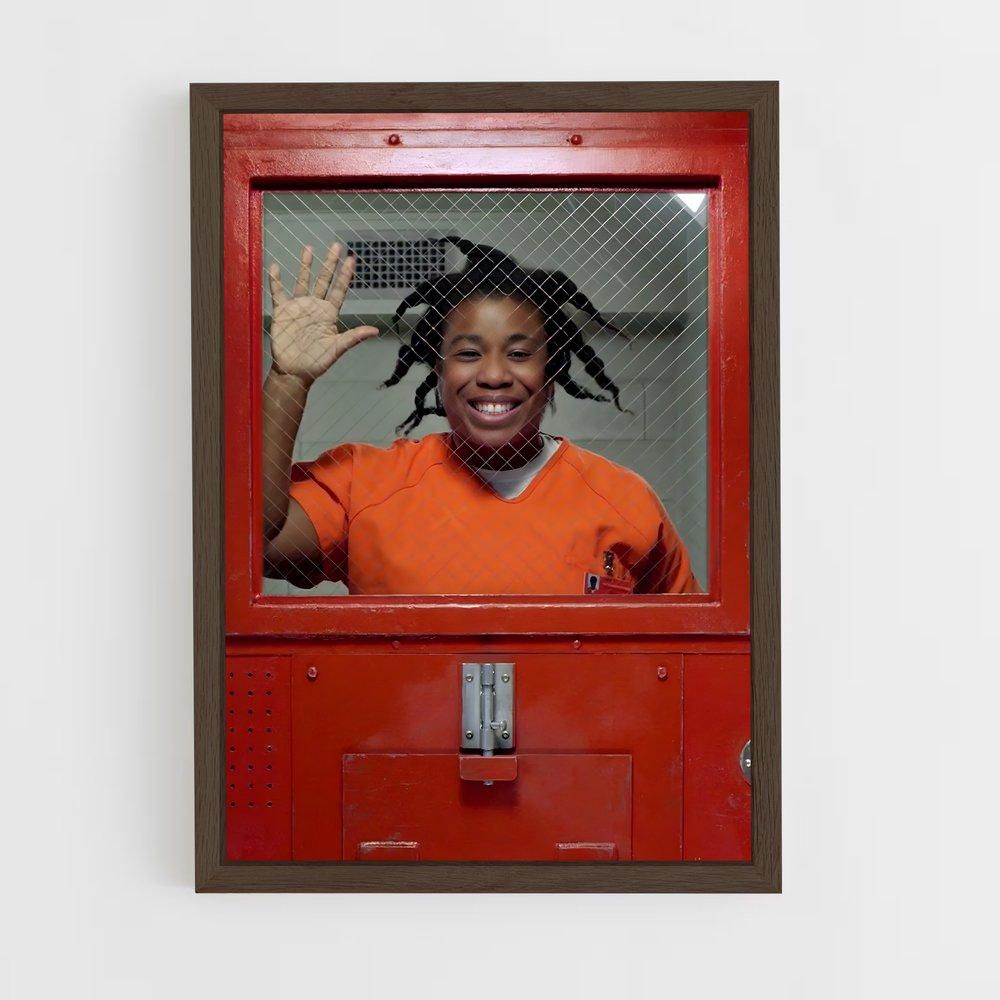 ap-orange is the new black-2 cadre Bois foncé