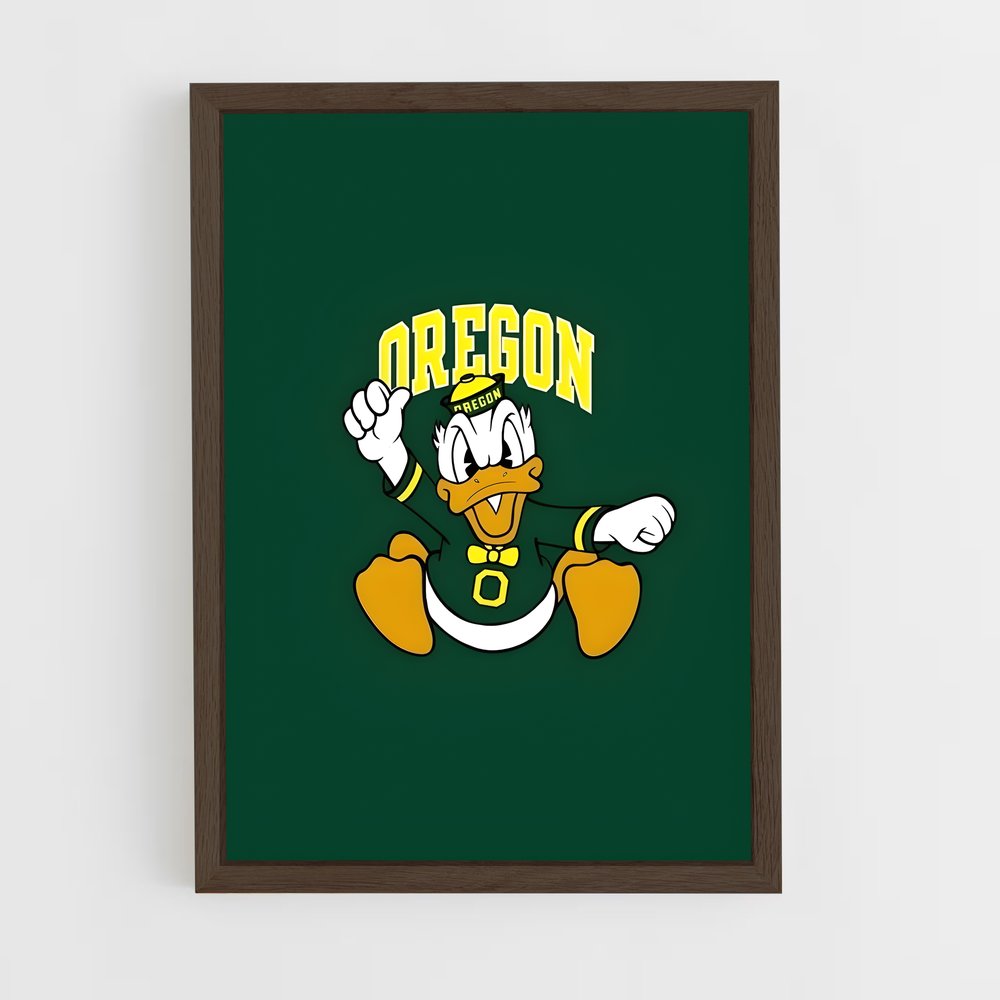 ap-oregon ducks-1 cadre Bois foncé