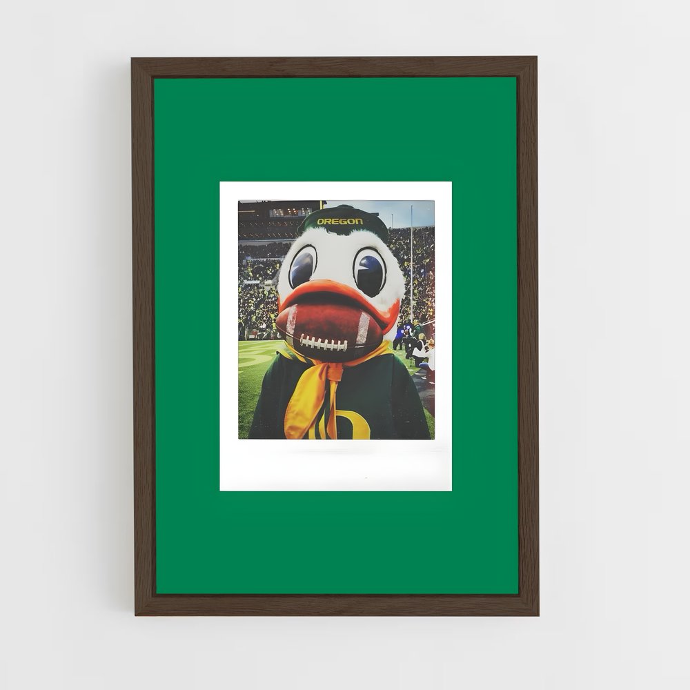 ap-oregon ducks-5 cadre Bois foncé