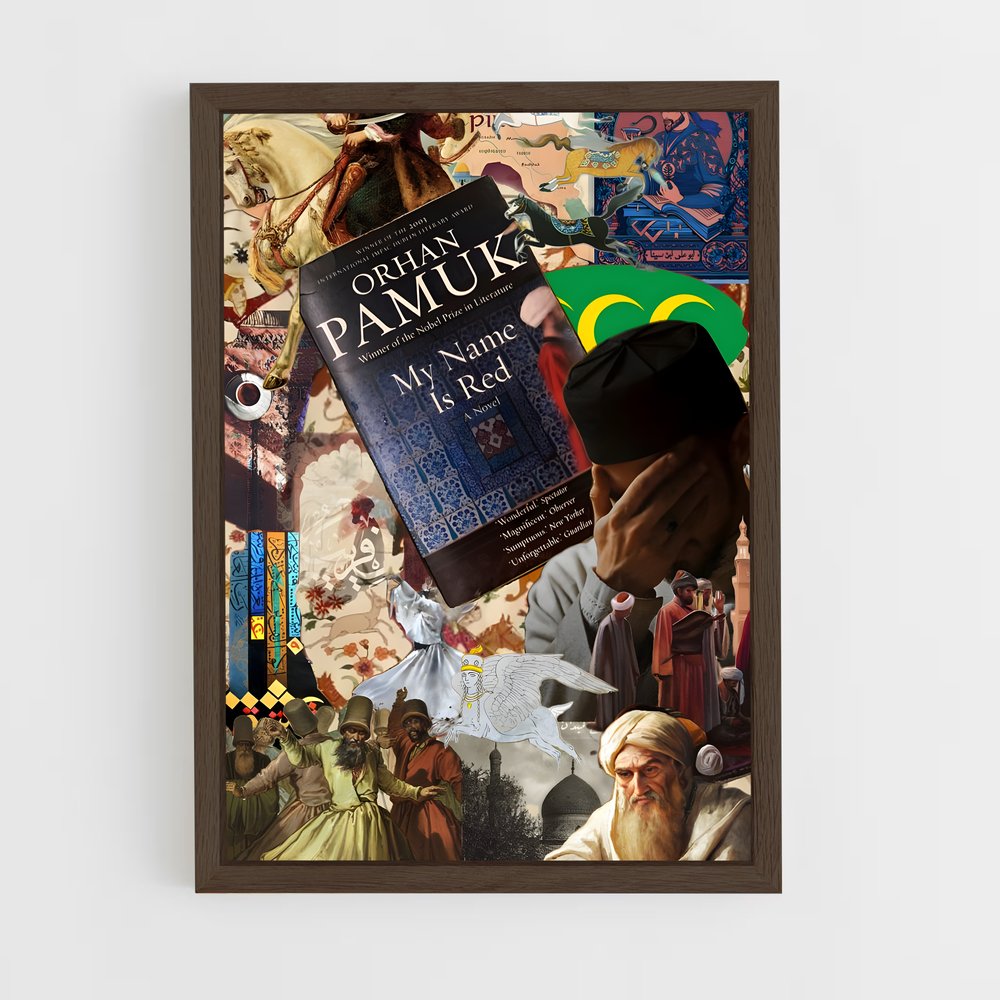 ap-orhan pamuk-1 cadre Bois foncé
