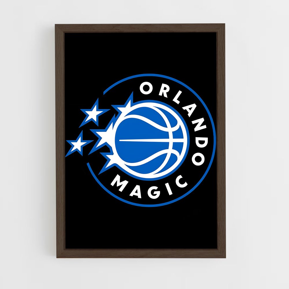 ap-orlando magic-2 cadre Bois foncé