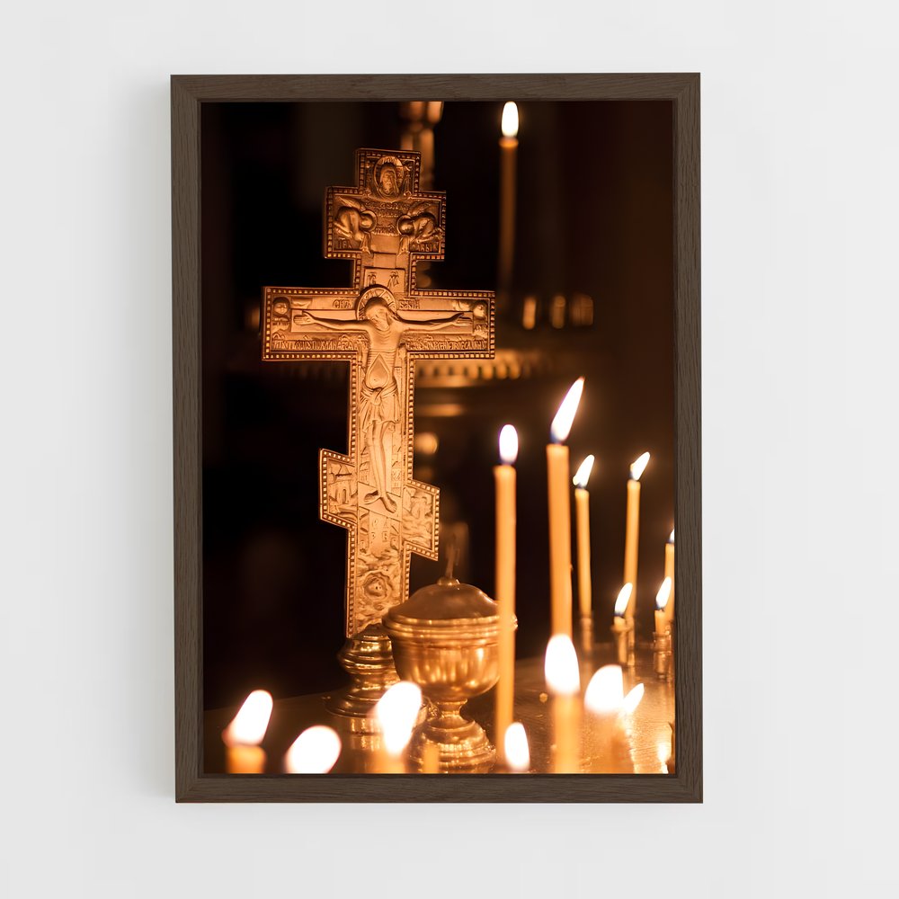 ap-orthodox christianity-2 cadre Bois foncé