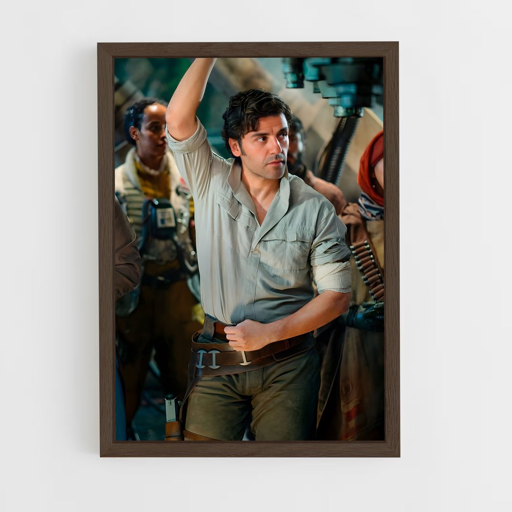 ap-oscar isaac-6 cadre Bois foncé