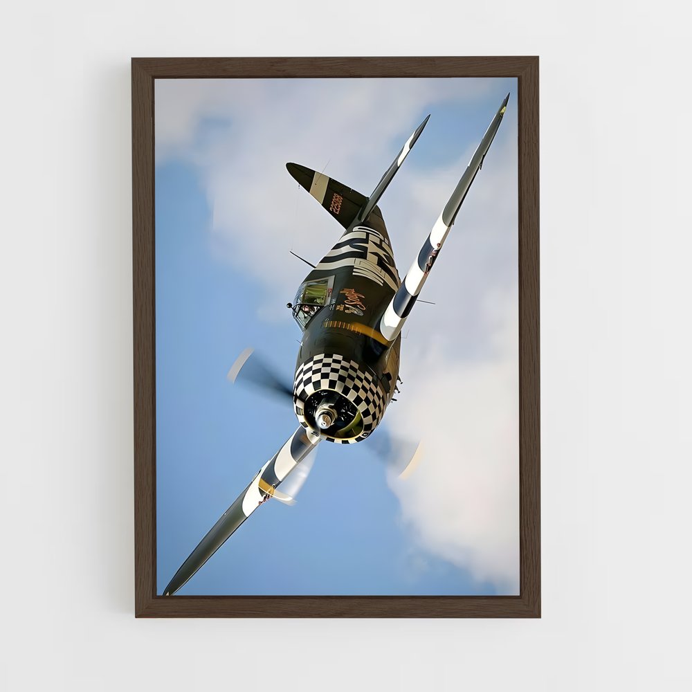 ap-p-47 thunderbolt-2 cadre Bois foncé