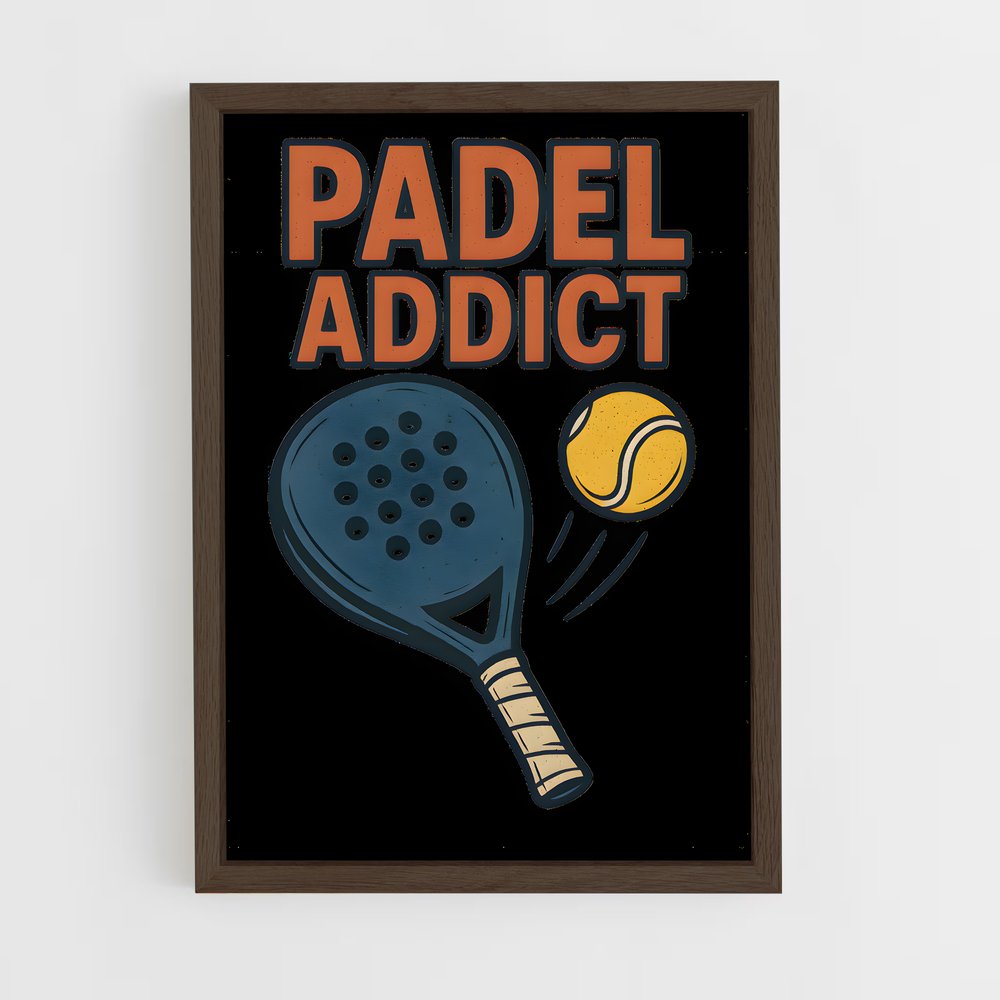 ap-padel-4 cadre Bois foncé