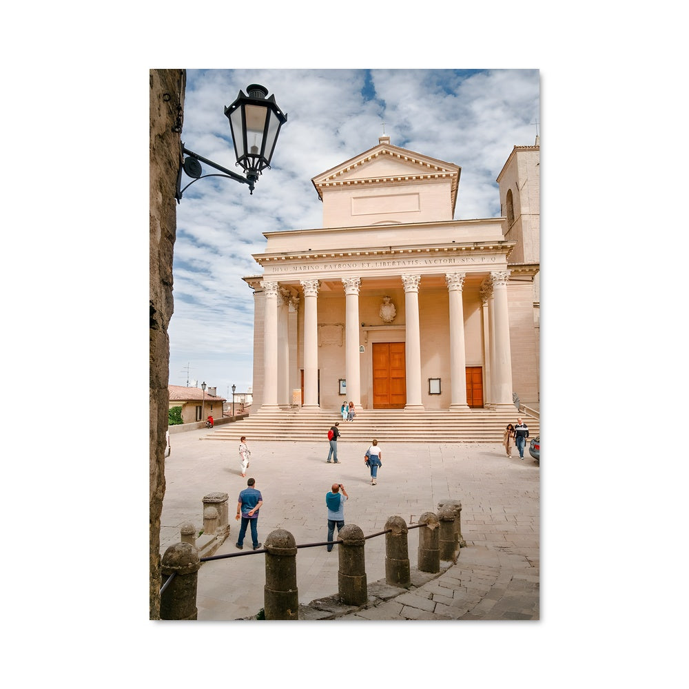 Poster Colonnade Éclairée