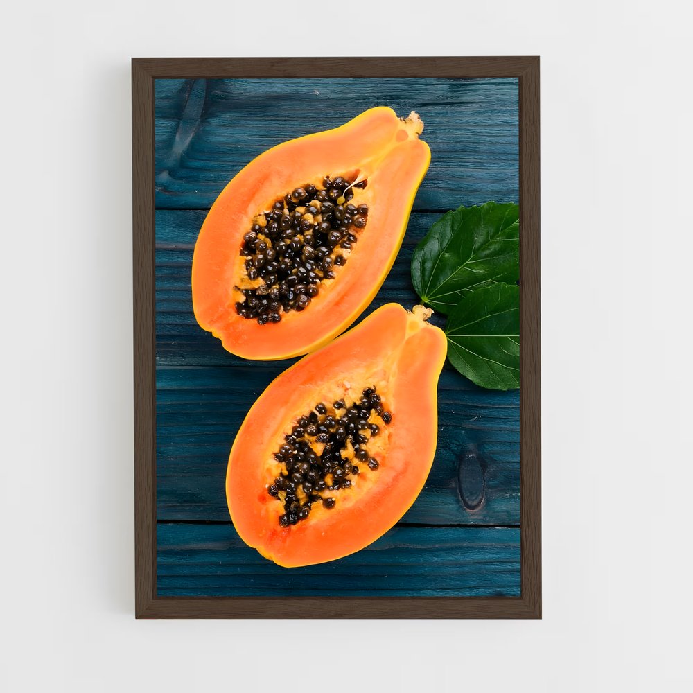 ap-papaya-4 cadre Bois foncé