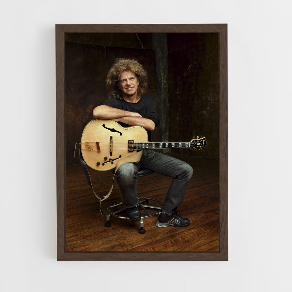 ap-pat metheny-3 cadre Bois foncé