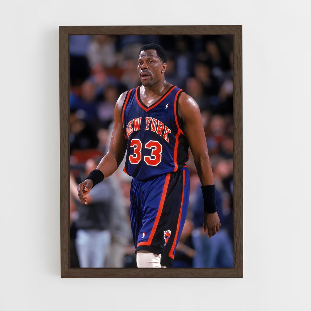 ap-patrick ewing-7 cadre Bois foncé