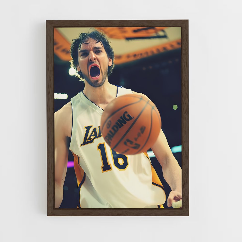 ap-pau gasol-5 cadre Bois foncé