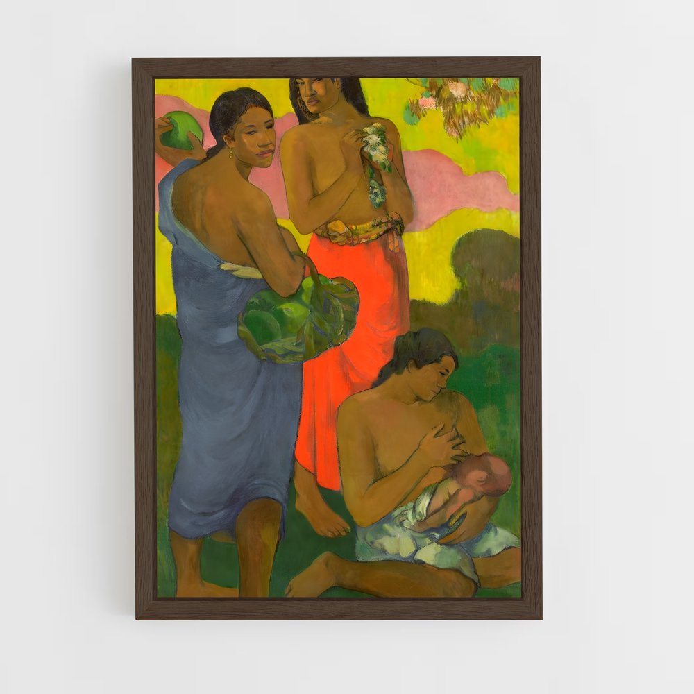 ap-paul gauguin-2 cadre Bois foncé