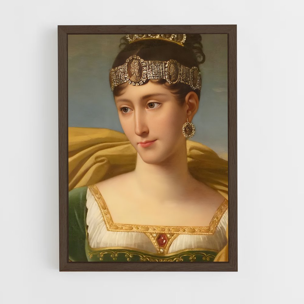 ap-pauline borghese canova-1 cadre Bois foncé