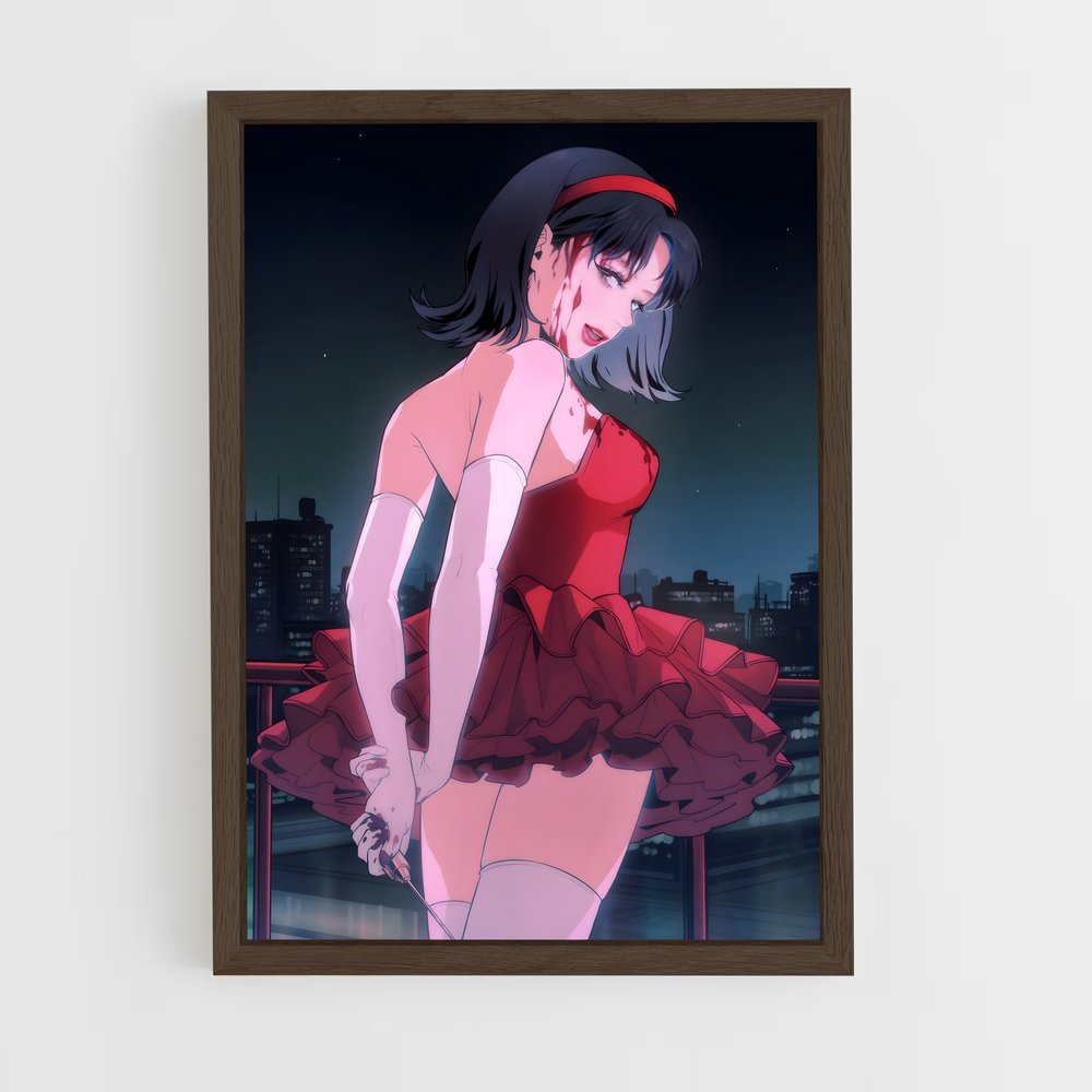 ap-perfect blue-1 cadre Bois foncé