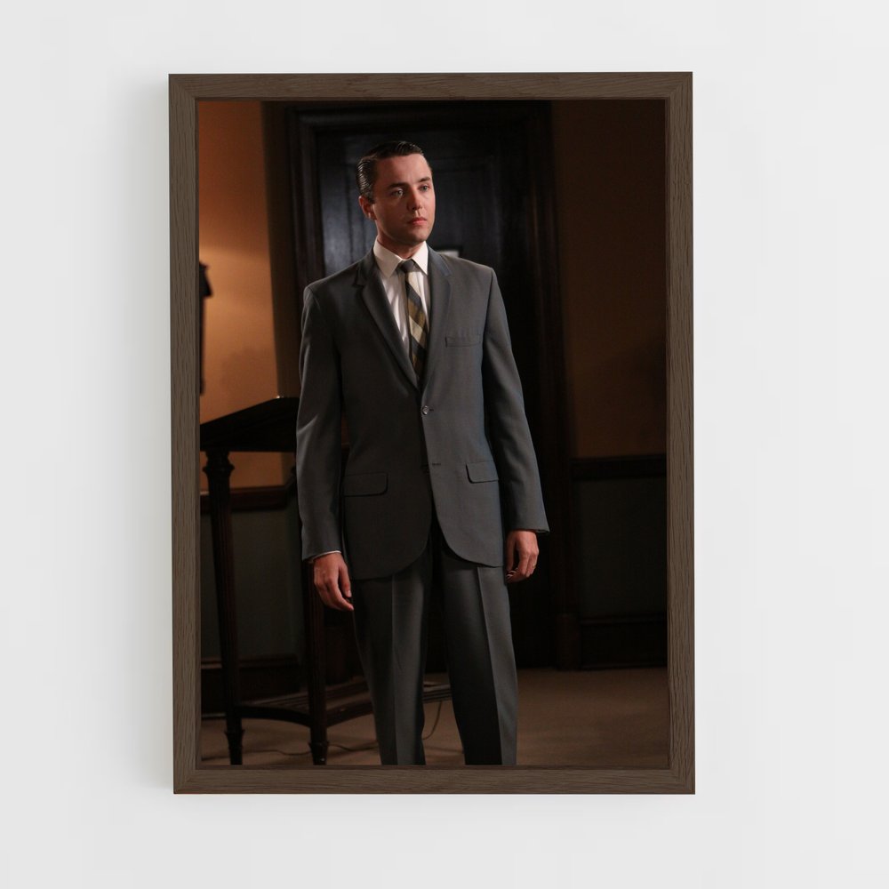 ap-pete campbell-2 cadre Bois foncé