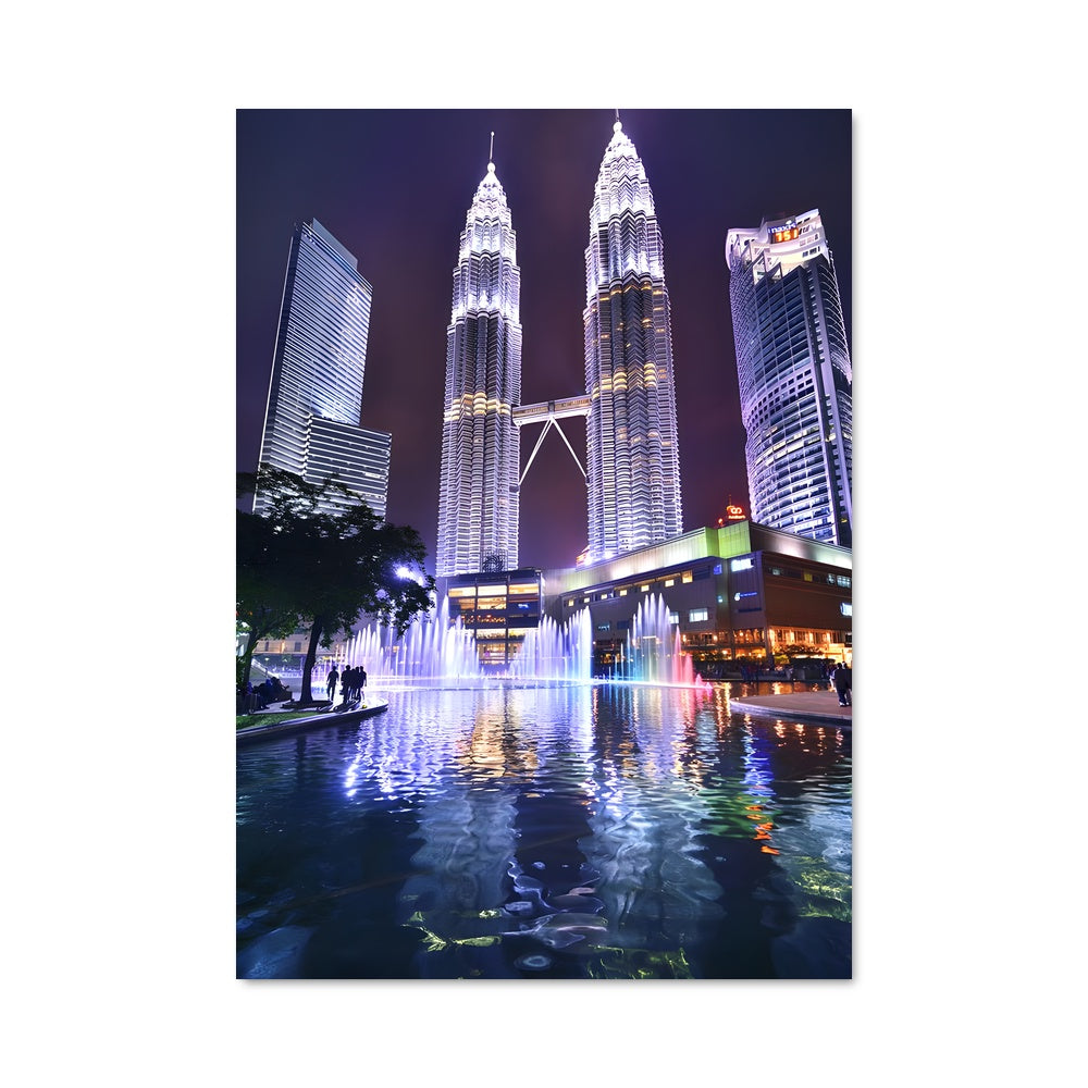 Poster Nuits Étoilées à Petronas