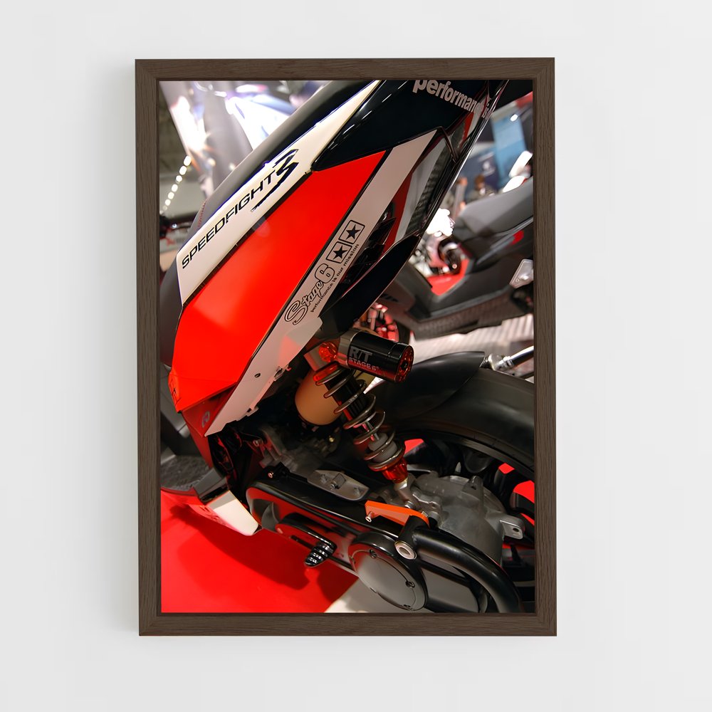 ap-peugeot speedfight-2 cadre Bois foncé