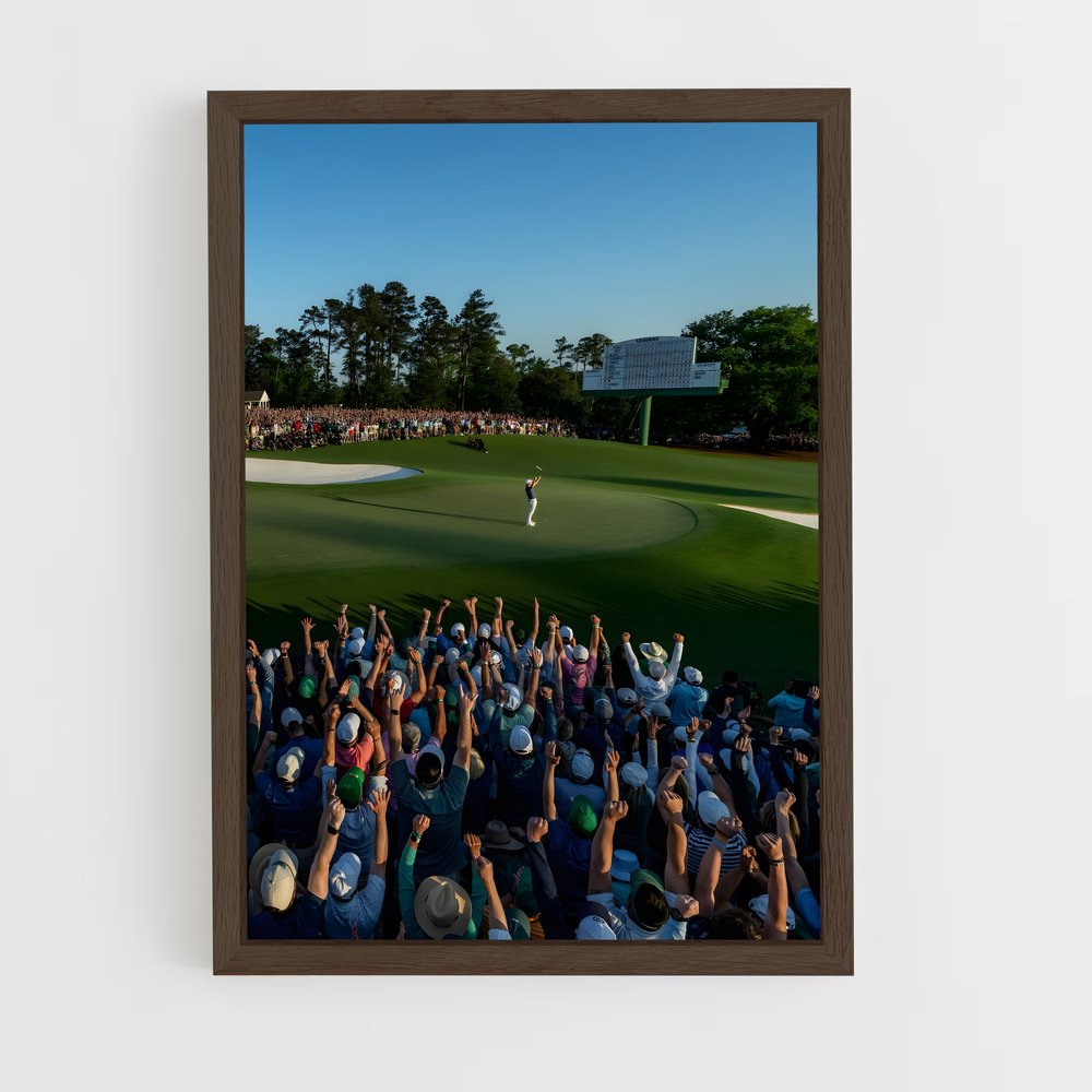 ap-pga tour-10 cadre Bois foncé