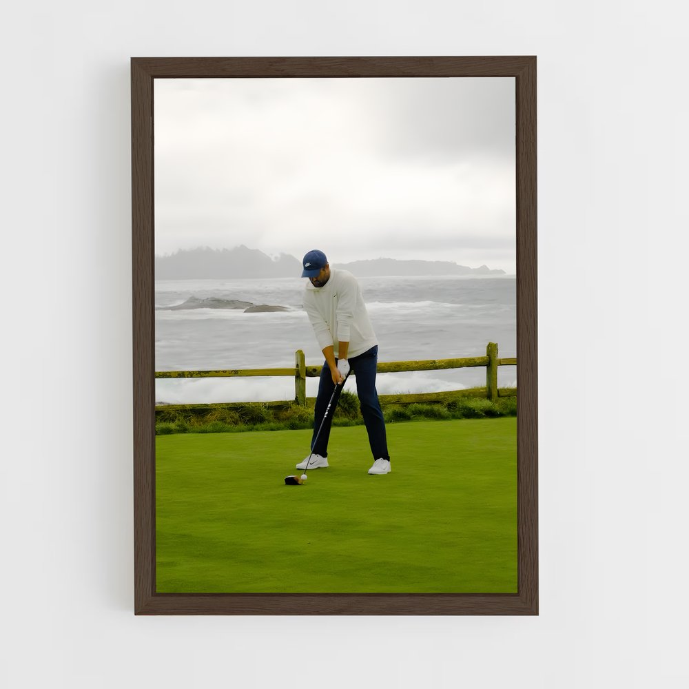 ap-pga tour-2 cadre Bois foncé