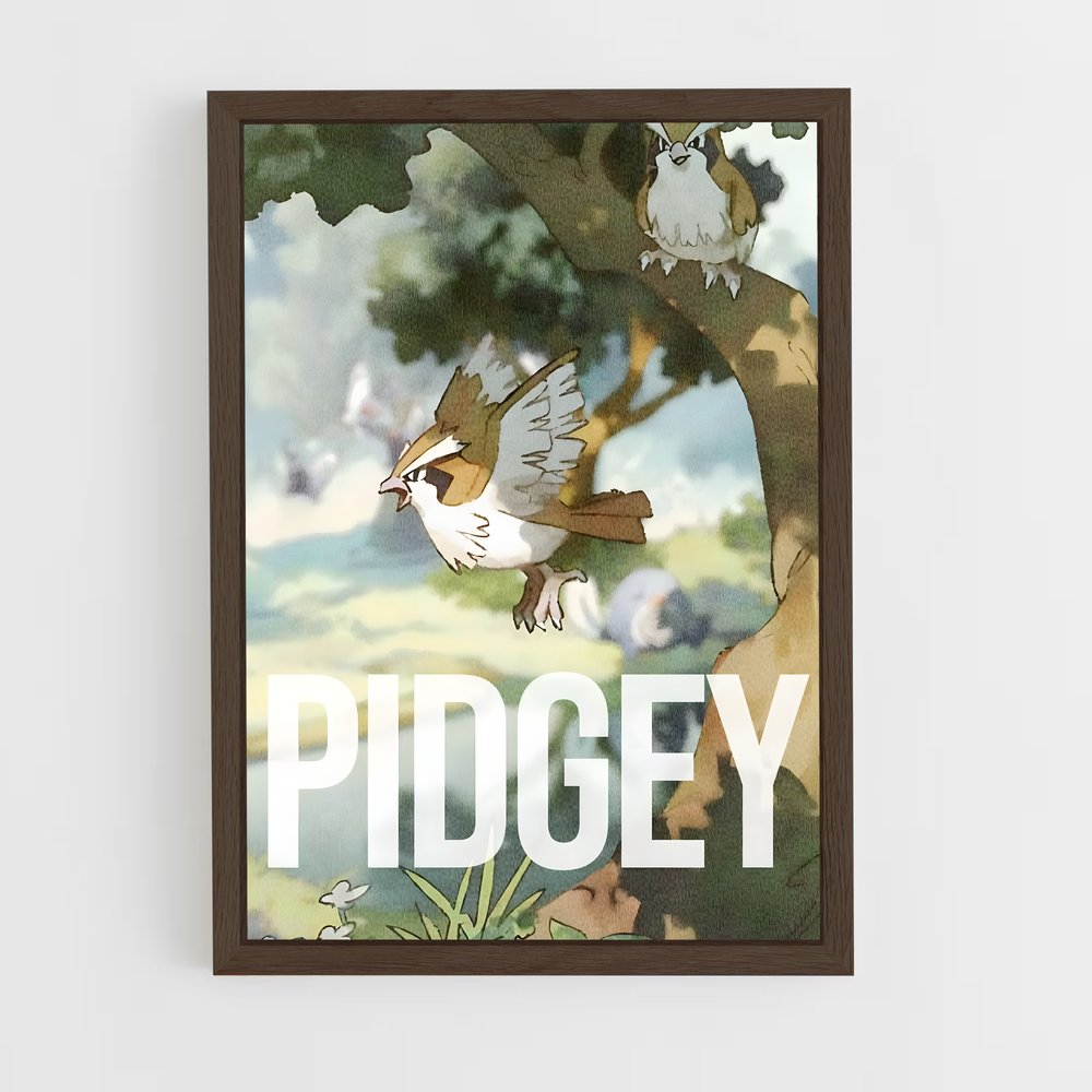 ap-pidgey-1 cadre Bois foncé