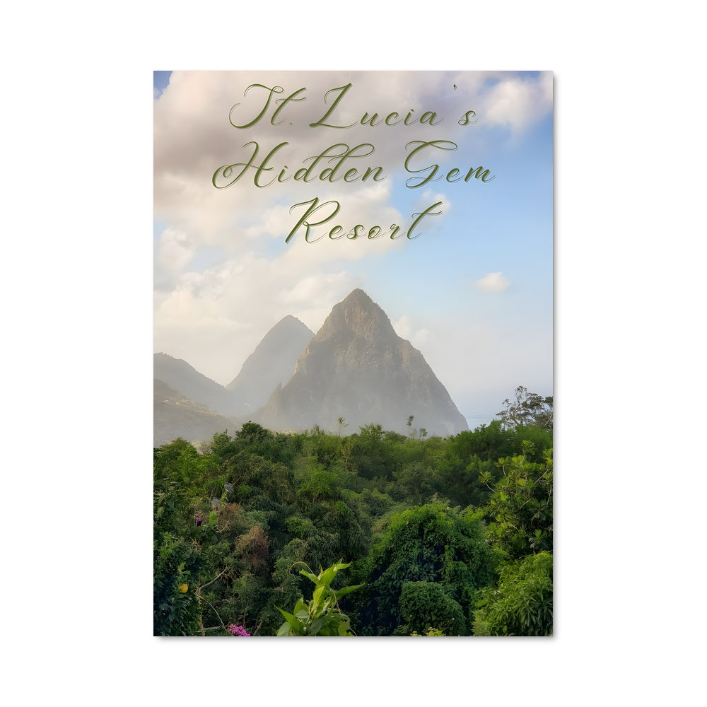 Poster Sommet des Pitons