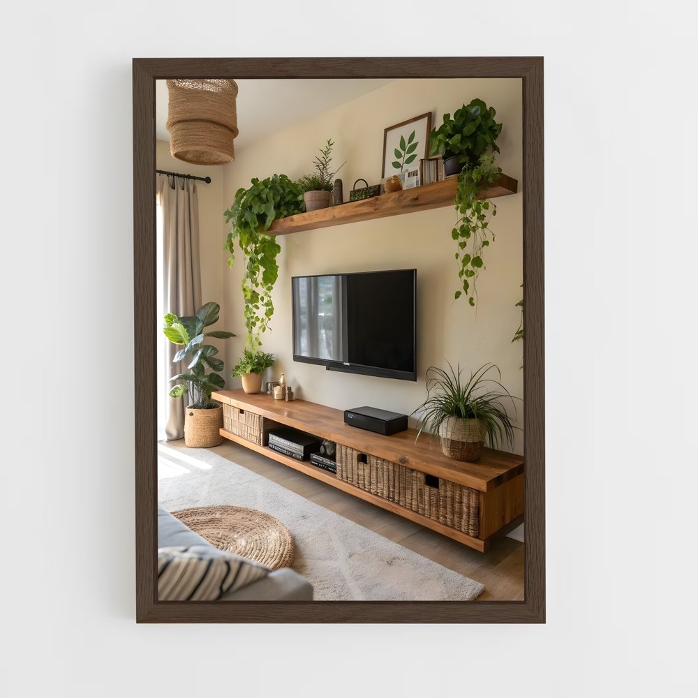 ap-plant-6 cadre Bois foncé