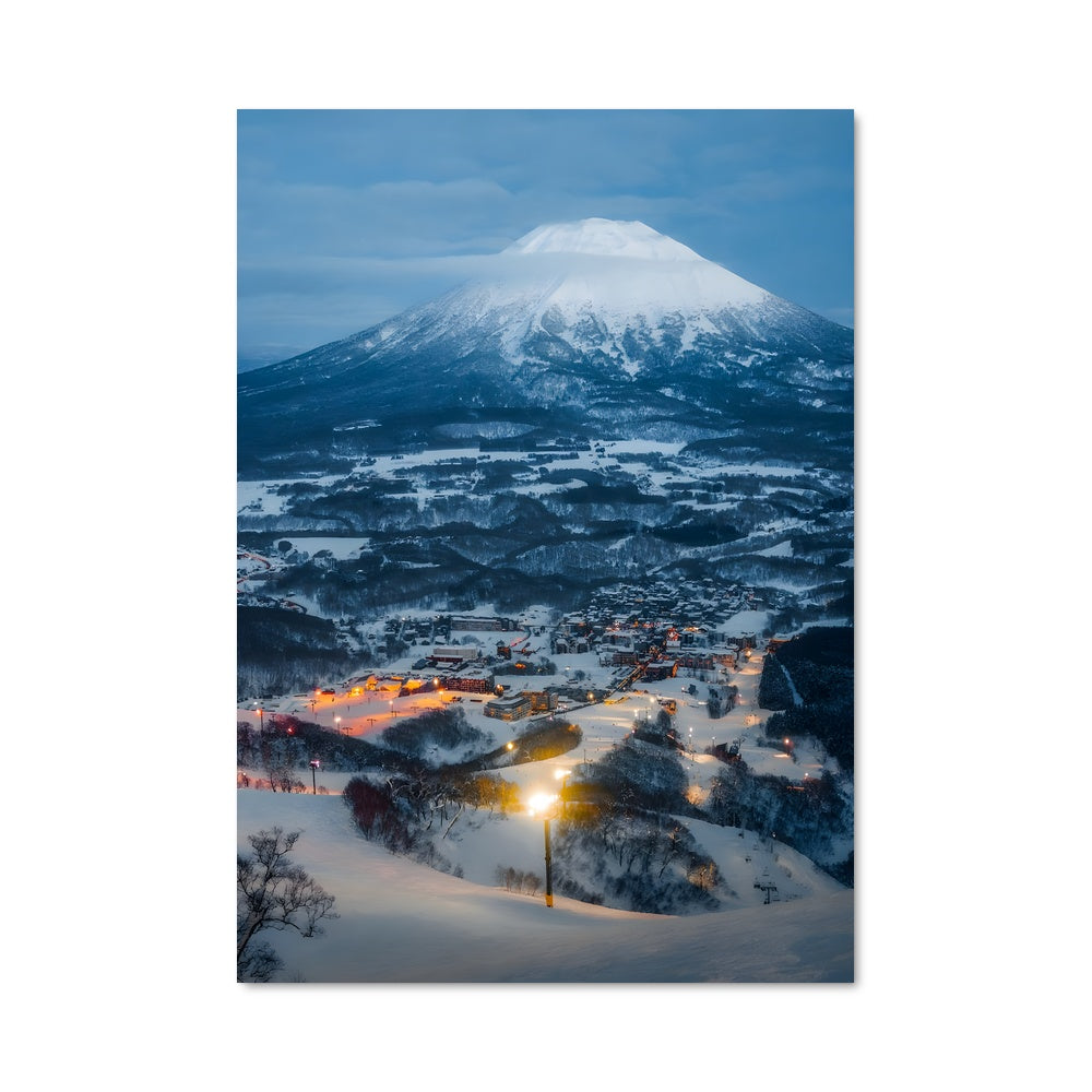 Poster Montagnes de Neige