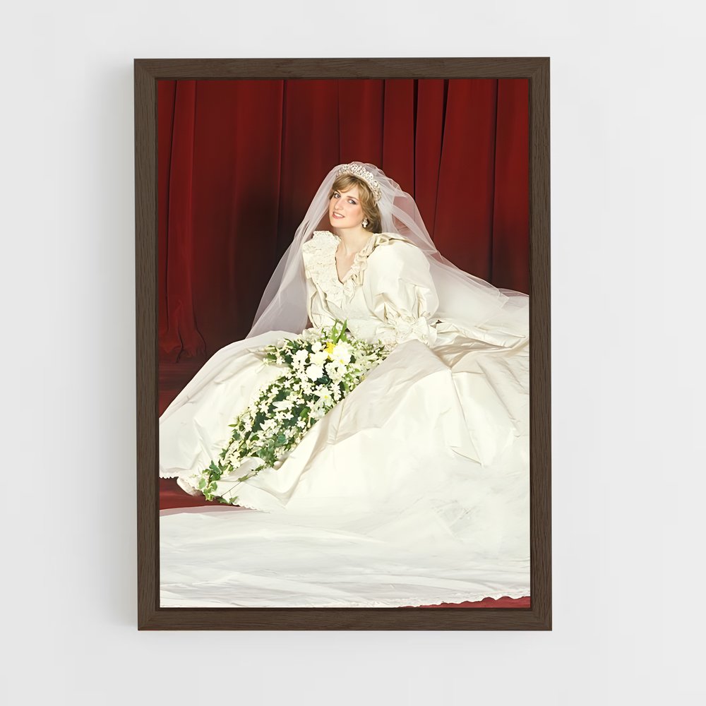 ap-princess diana-15 cadre Bois foncé