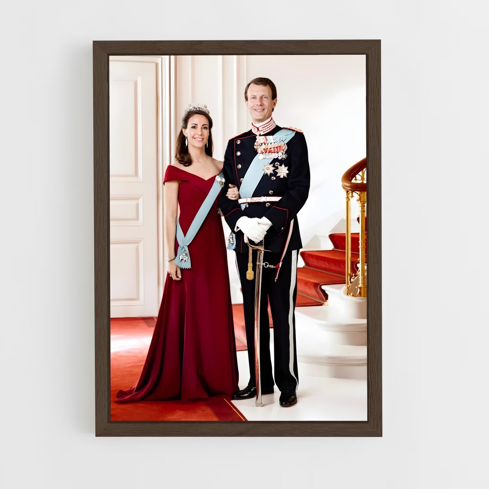 ap-princess marie-1 cadre Bois foncé