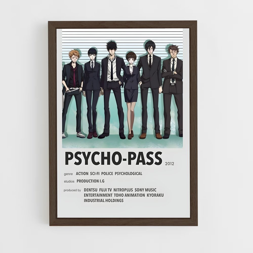 ap-psycho pass-1 cadre Bois foncé