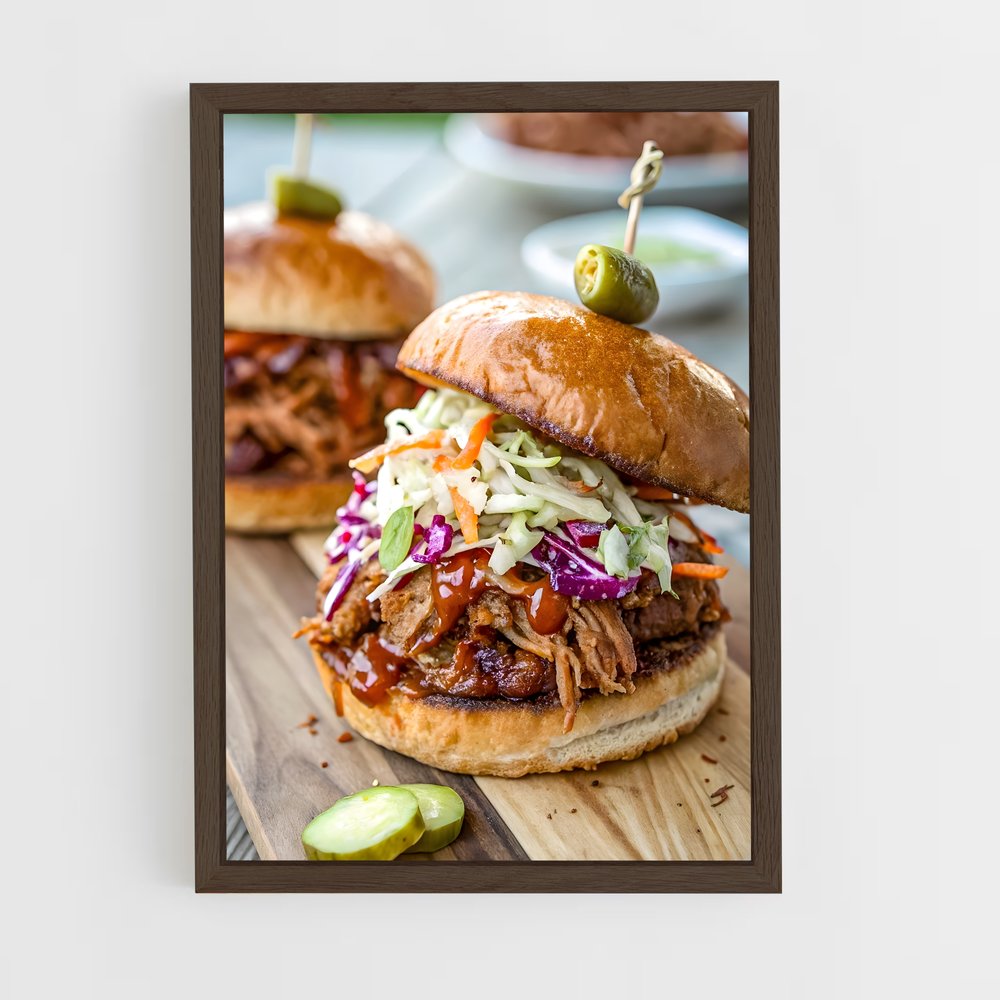 ap-pulled pork-1 cadre Bois foncé