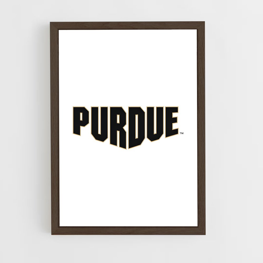 ap-purdue boilermakers-3 cadre Bois foncé