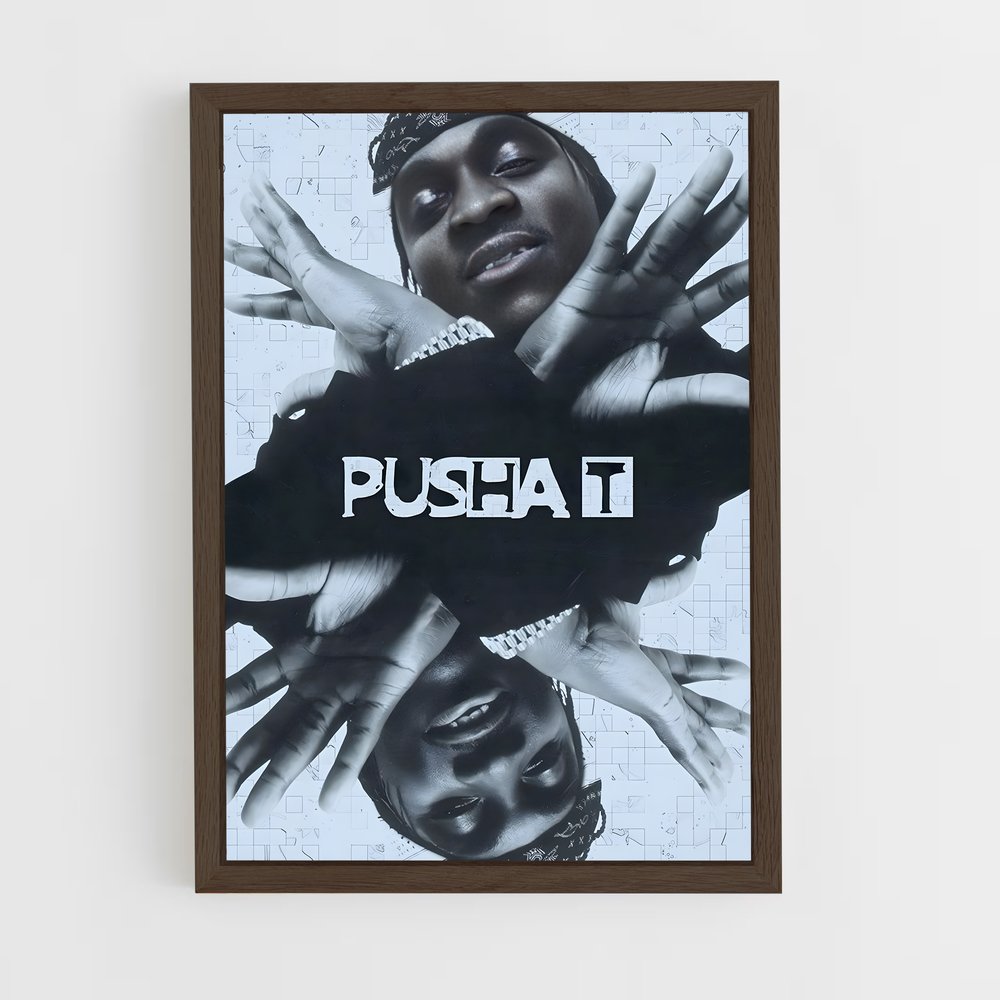 ap-pusha t-4 cadre Bois foncé