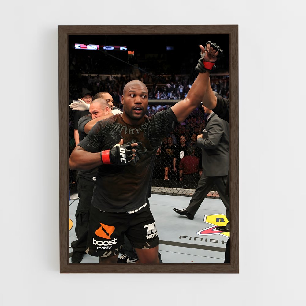 ap-quinton rampage jackson-7 cadre Bois foncé