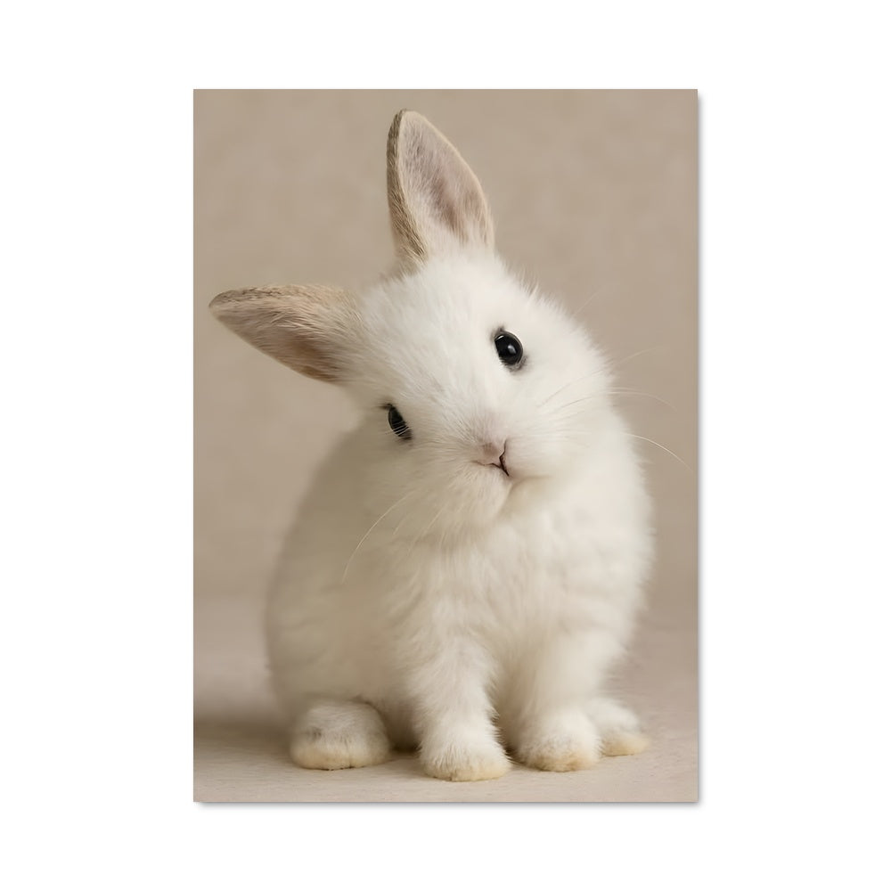 Poster Lapin Blanc