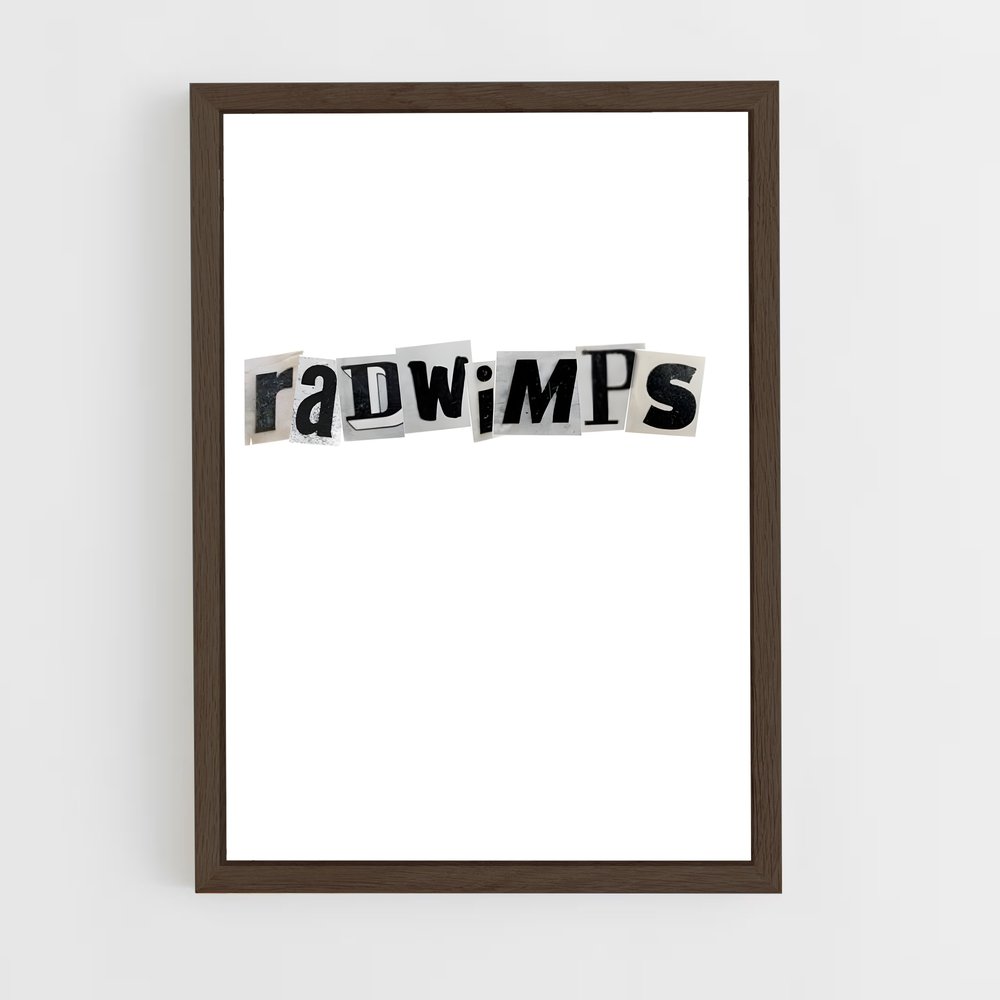 ap-radwimps-3 cadre Bois foncé