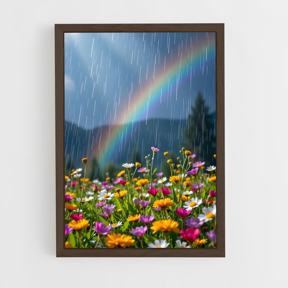 ap-rainbow-12 cadre Bois foncé