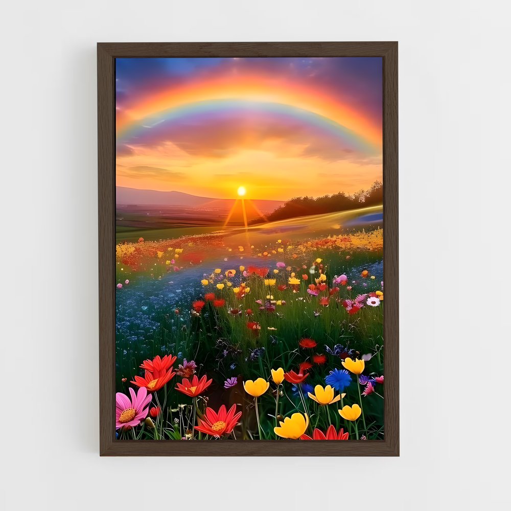 ap-rainbow-6 cadre Bois foncé
