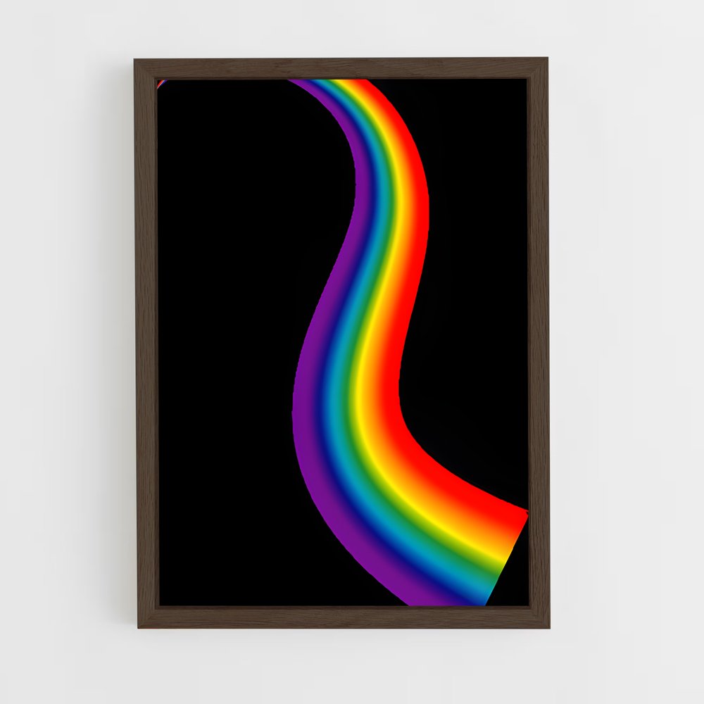 ap-rainbow arc-7 cadre Bois foncé